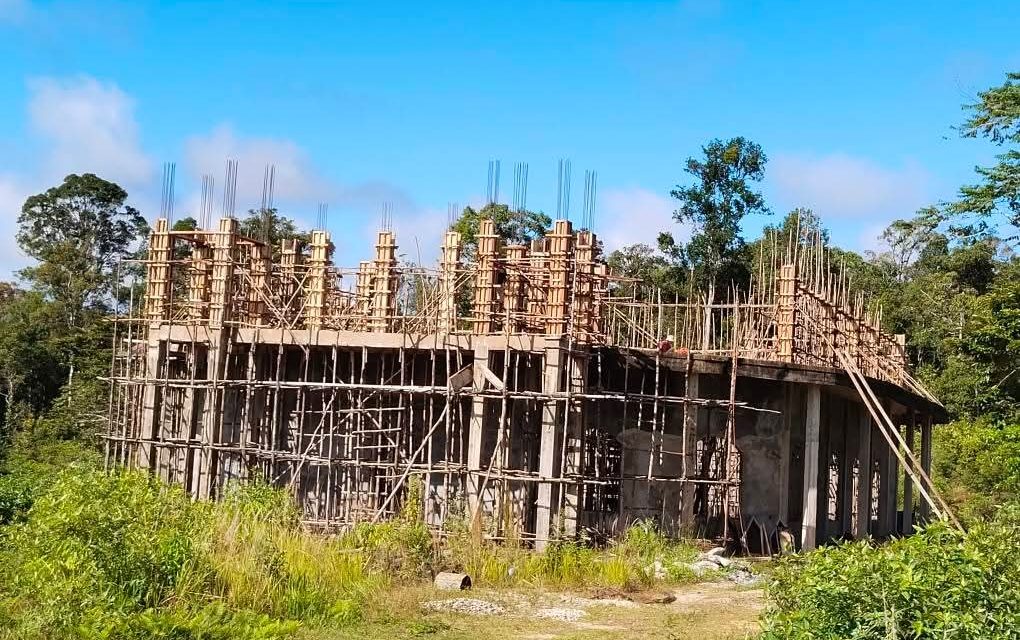 Pembangunan Gedung Gereja Katolik Santo Petrus Seya Masuki Tahap Persiapan Pengecoran