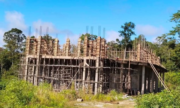 Pembangunan Gedung Gereja Katolik Santo Petrus Seya Masuki Tahap Persiapan Pengecoran