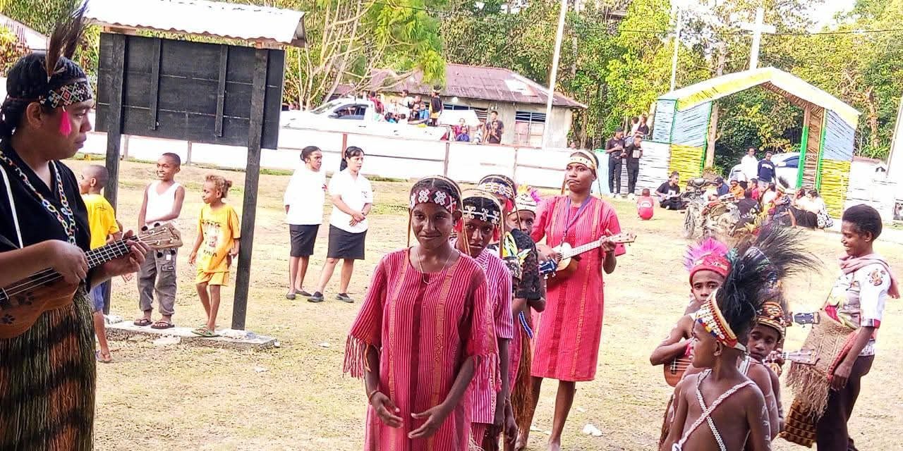 Meriah, HUT Klasis GKI Aitinyo Dimeriahkan Lomba Paduan Suara dan Ukulele Anak