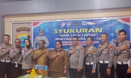 Syukuran HUT ke-70 Lalu Lintas Bhayangkara, Polres Sorong Selatan dan Pemda Sinergi Tingkatkan Keselamatan Berlalu Lintas