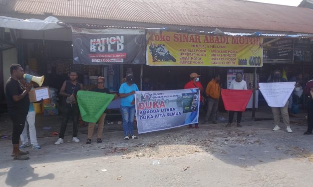 Pemuda Wamoka Gelar Aksi Solidaritas untuk Korban Banjir di Kokoda Utara