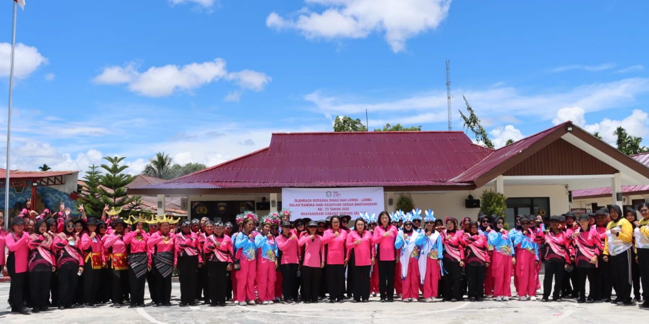 Sambut HKGB ke-73, Bhayangkari Cabang Sorong Selatan Gelar Olahraga Bersama dan Aneka Lomba