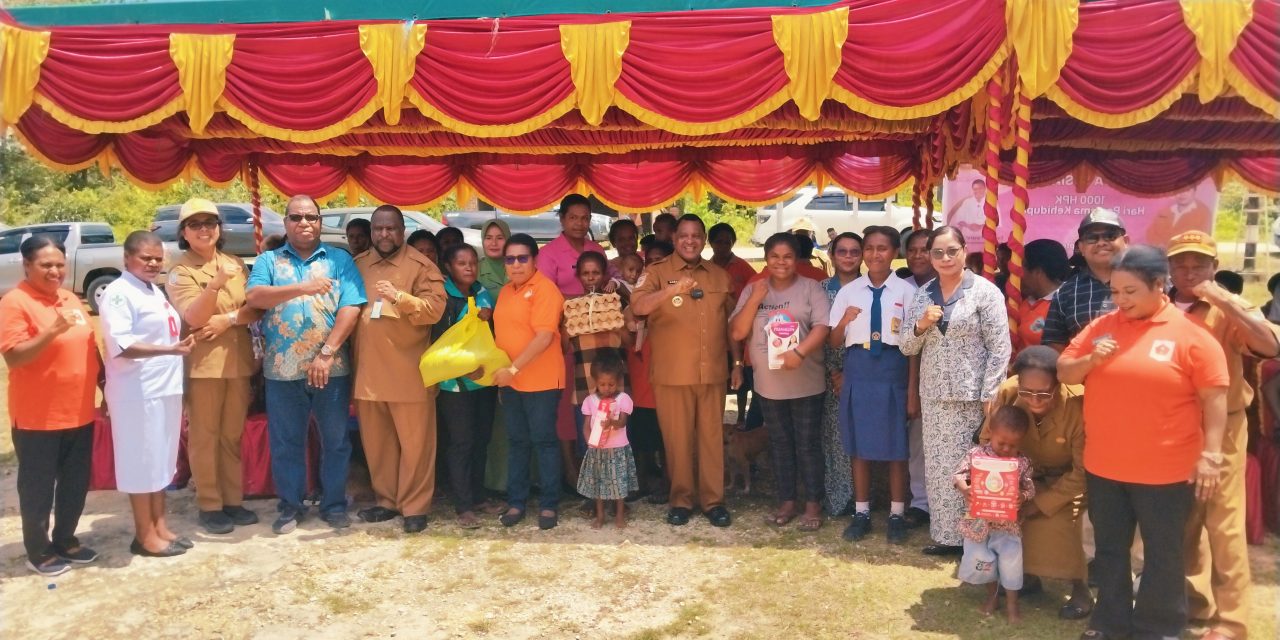Bupati Maybrat Buka Kegiatan Sosialisasi 1000 Hari Pertama Kehidupan dan Pemberian Makan Tambahan