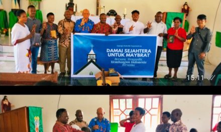 Tokoh Masyarakat Ajak Jemaat Dukung Kedamaian dan Pembangunan di Aifat Timur