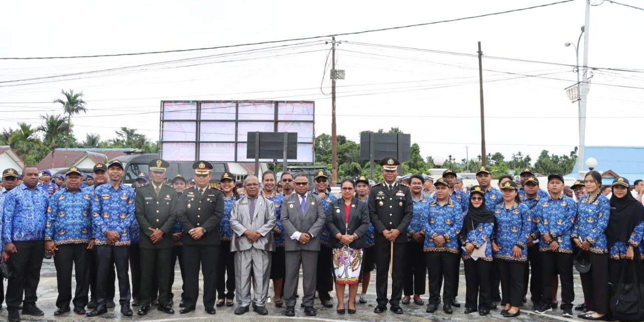 Peringati Hari Kesaktian Pancasila, Polres Sorong Selatan Gelar Upacara Bersama Forkopimda