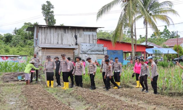 Dukung Program Swasembada Pangan Nasional, Polres Sorong Selatan Laksanakan Penanaman Jagung Serentak Kuartal IV Tahun 2025