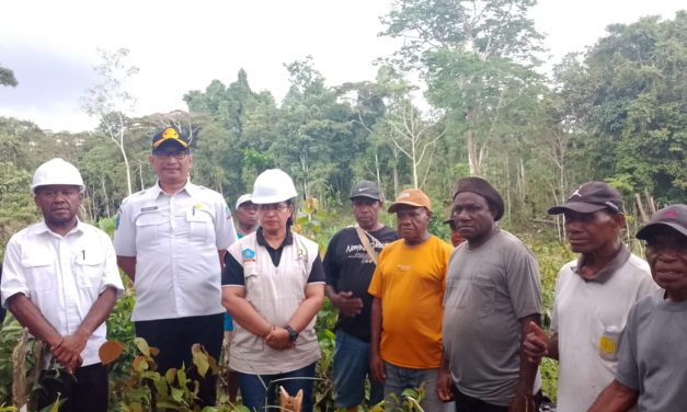 Bupati Sorong Selatan Tinjau Lokasi Rencana Pembangunan Stadion Representatif di Kampung Boldon