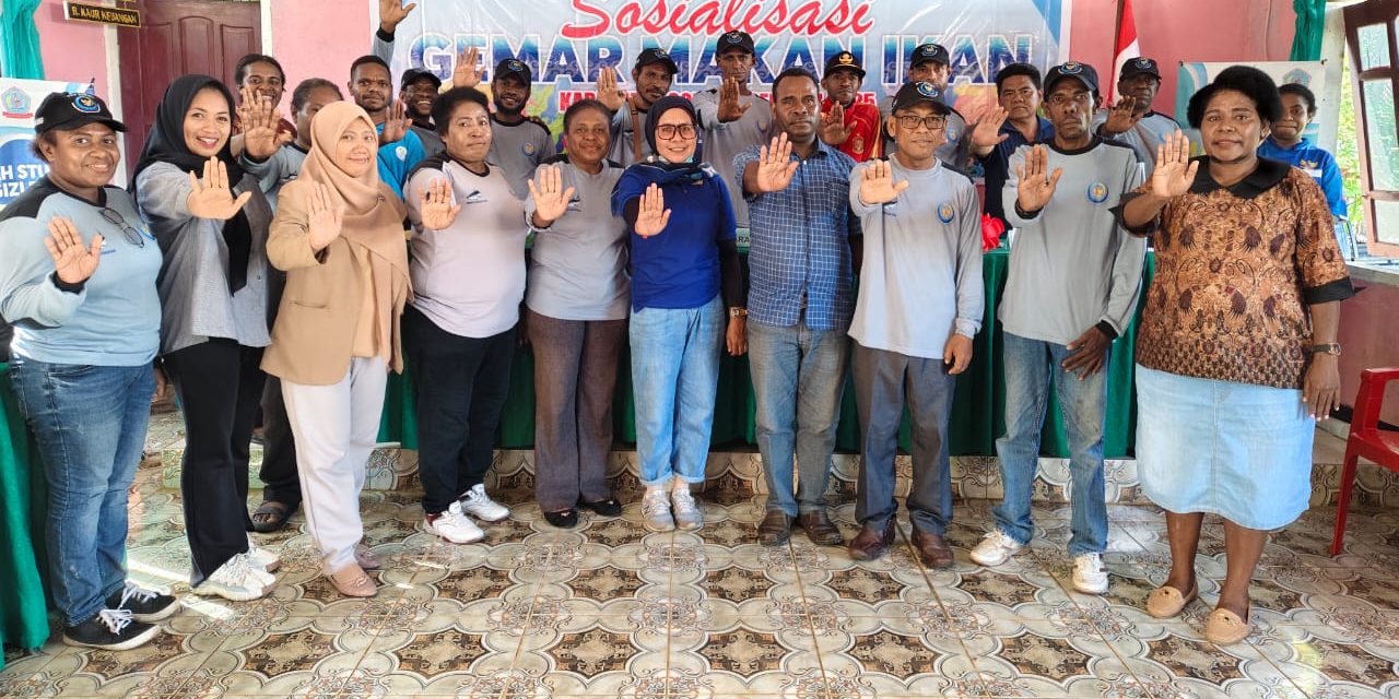 Pemkab Sorong Selatan Gelar Sosialisasi Gemar Makan Ikan di Distrik Saifi: Edukasi Gizi Seimbang untuk Cegah Stunting
