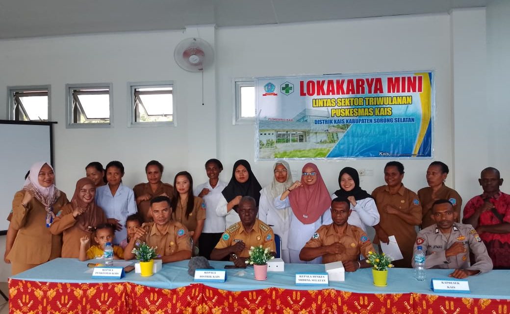 Puskesmas Distrik Kais Gelar Lokakarya Mini Lintas Sektor Triwulan, Wujudkan Sinergi untuk Tingkatkan Kesehatan Masyarakat