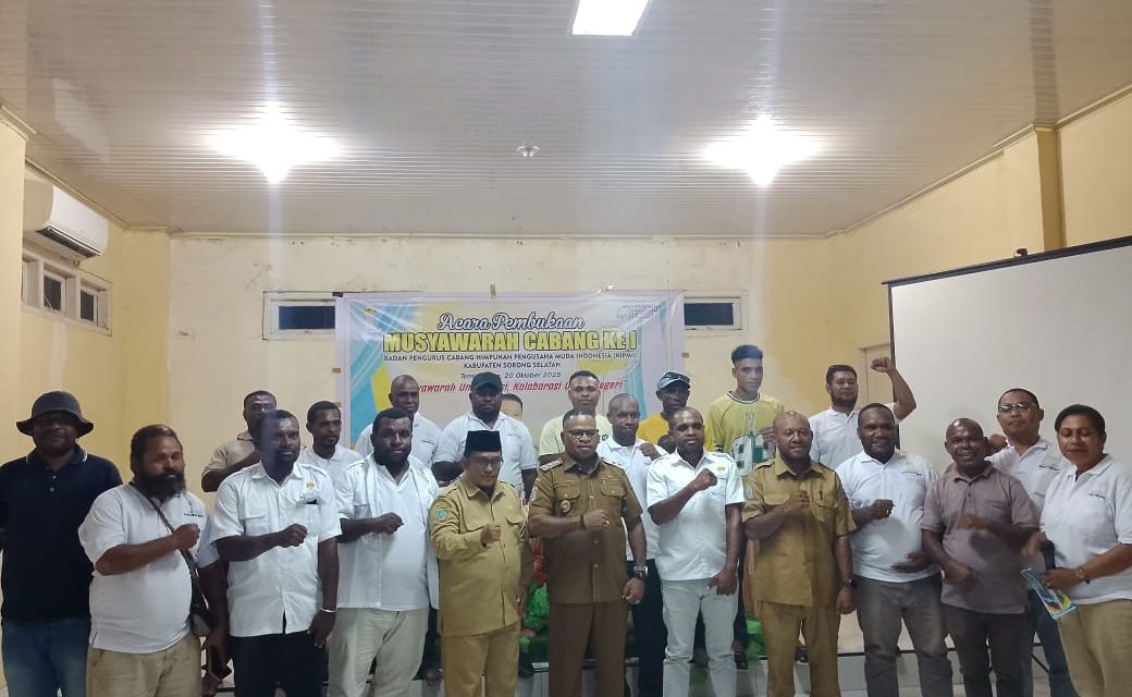 HIPMI Sorong Selatan Gelar Musyawarah Cabang Pertama, Ronal Karsau Terpilih Sebagai Ketua Umum