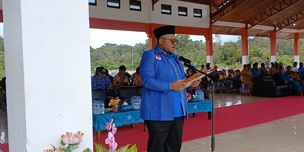 Ketua DPD KNPI Maybrat Bacakan Putusan Kongres Pemuda dalam Peringatan Hari Sumpah Pemuda ke-97