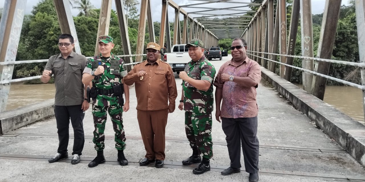 Bupati Maybrat Tegaskan Komitmen Bangun Wilayah Tertinggal kepada Danrem 181/PVT Sorong