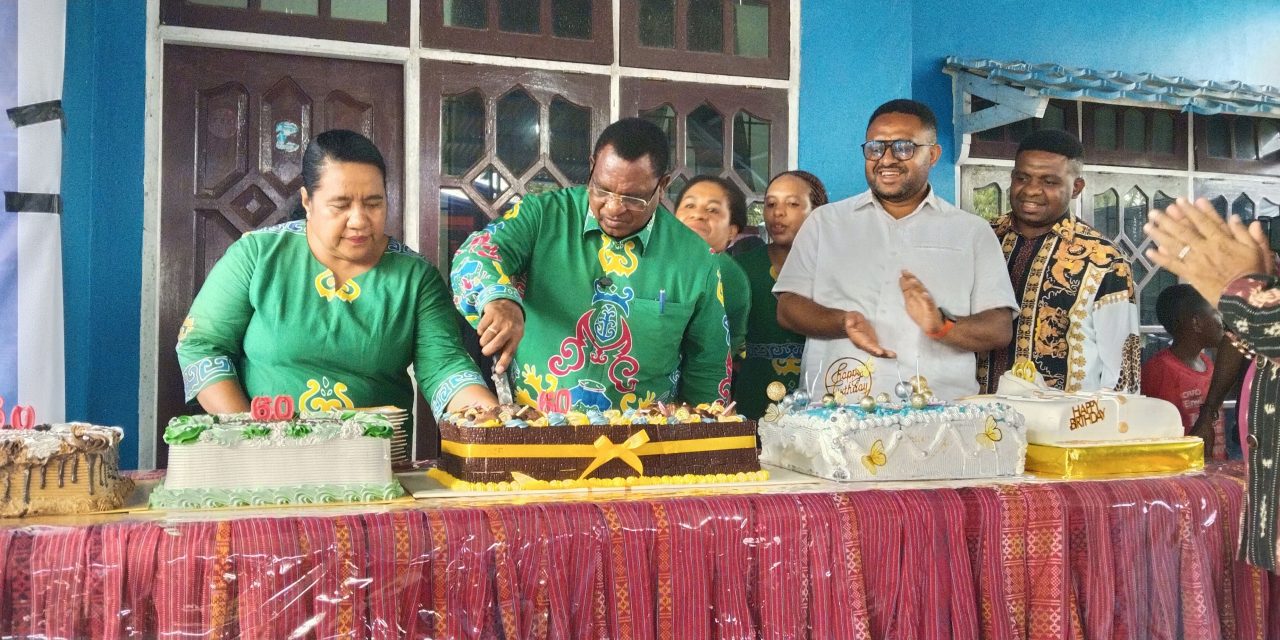 Bupati Maybrat Karel Murafer Rayakan HUT ke-60 Secara Sederhana dan penuh sukacita