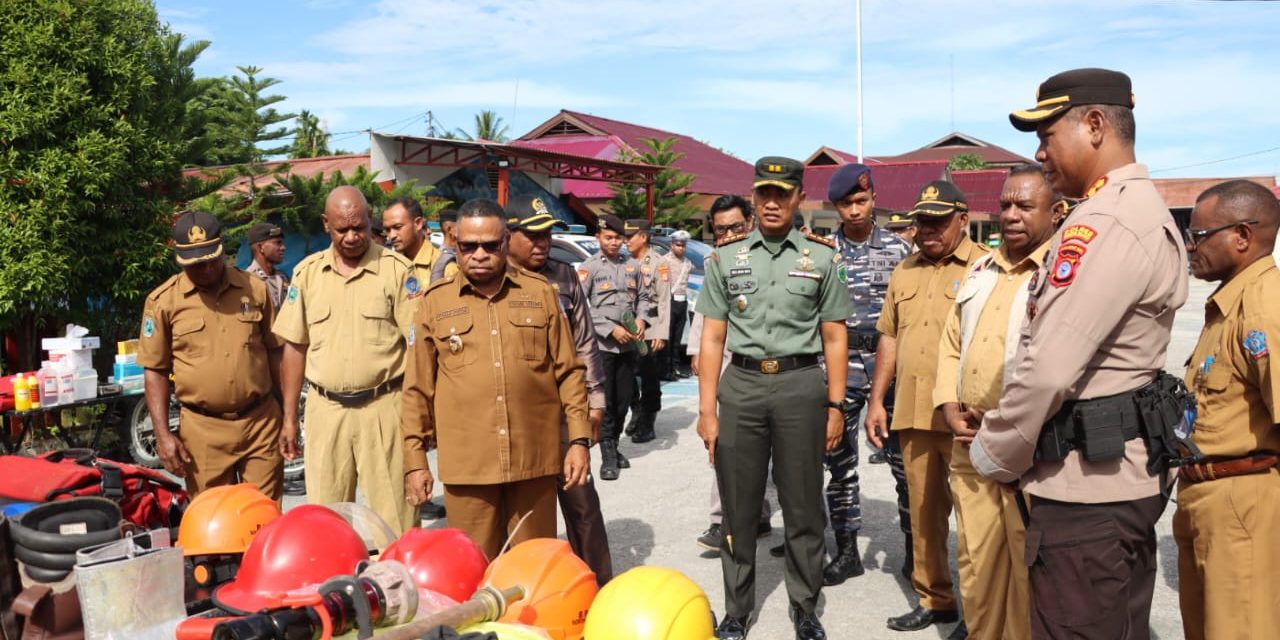 Polres Sorong Selatan Gelar Apel Kesiapan Tanggap Darurat Bencana 2025