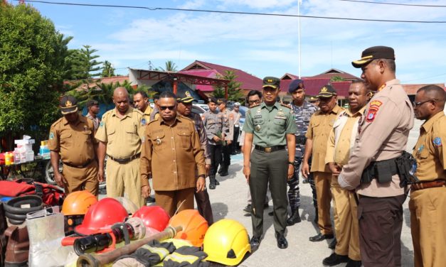 Polres Sorong Selatan Gelar Apel Kesiapan Tanggap Darurat Bencana 2025