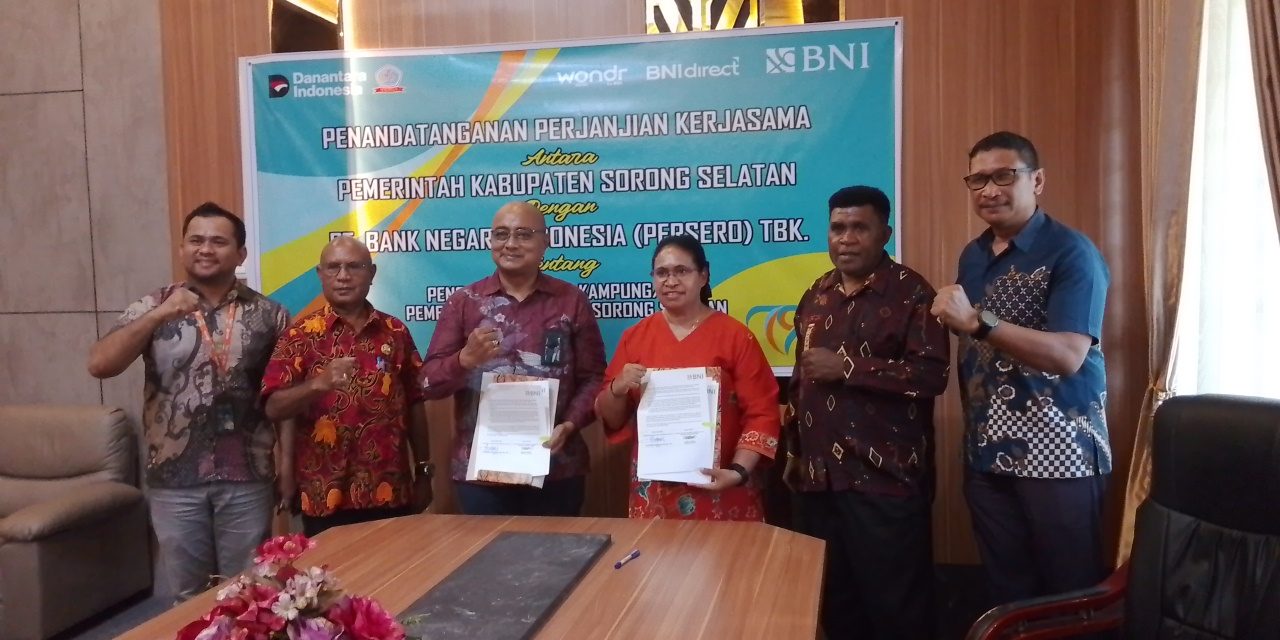 Pemkab Sorong Selatan dan Bank BNI Jalin Kerja Sama Pengelolaan Dana Kampung