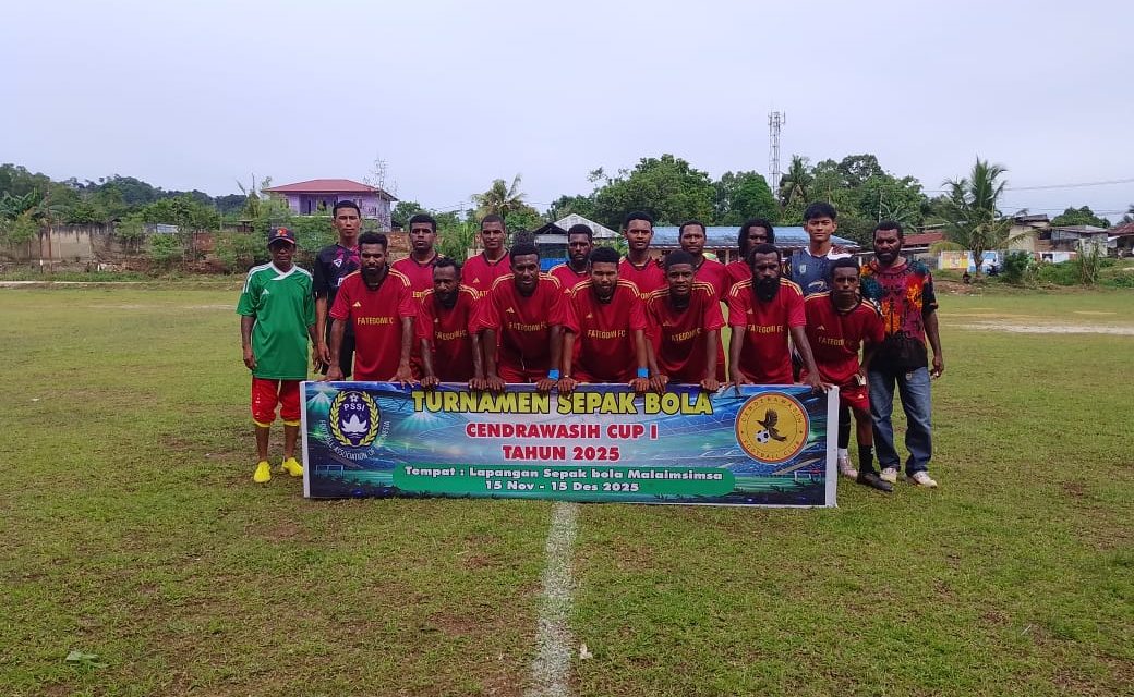 Fategomi FC Tampil Perdana di Turnamen Cenderawasih Cup di Kota Sorong