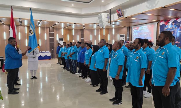 Wilson Yulianus Snanfi, S.T. Resmi Nakodai DPD KNPI Sorong Selatan