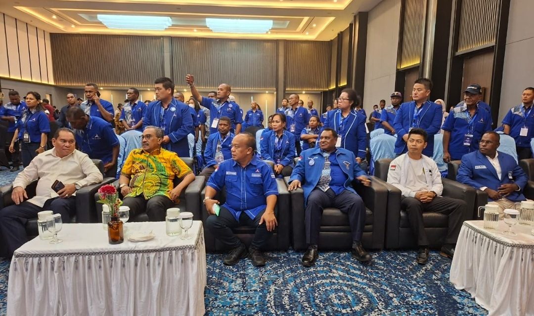Ketua DPC Demokrat Maybrat Karel Murafer Hadiri Rakerda, Tegaskan Dukungan Penuh untuk Pembangunan Papua Barat Daya