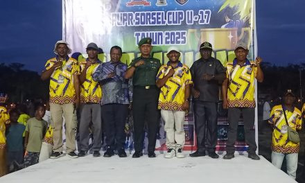 Majaf FC Juara Turnamen Sepak Bola U-17 HUT ke-80 Dinas PU Sorong Selatan