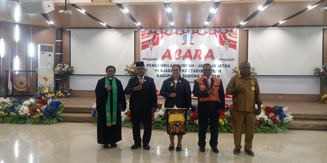 Bupati Sorong Selatan Petronela Krenak Lantik Pejabat Sekretaris Daerah, Tekankan Profesionalisme dan Penguatan Tata Kelola Pemerintahan