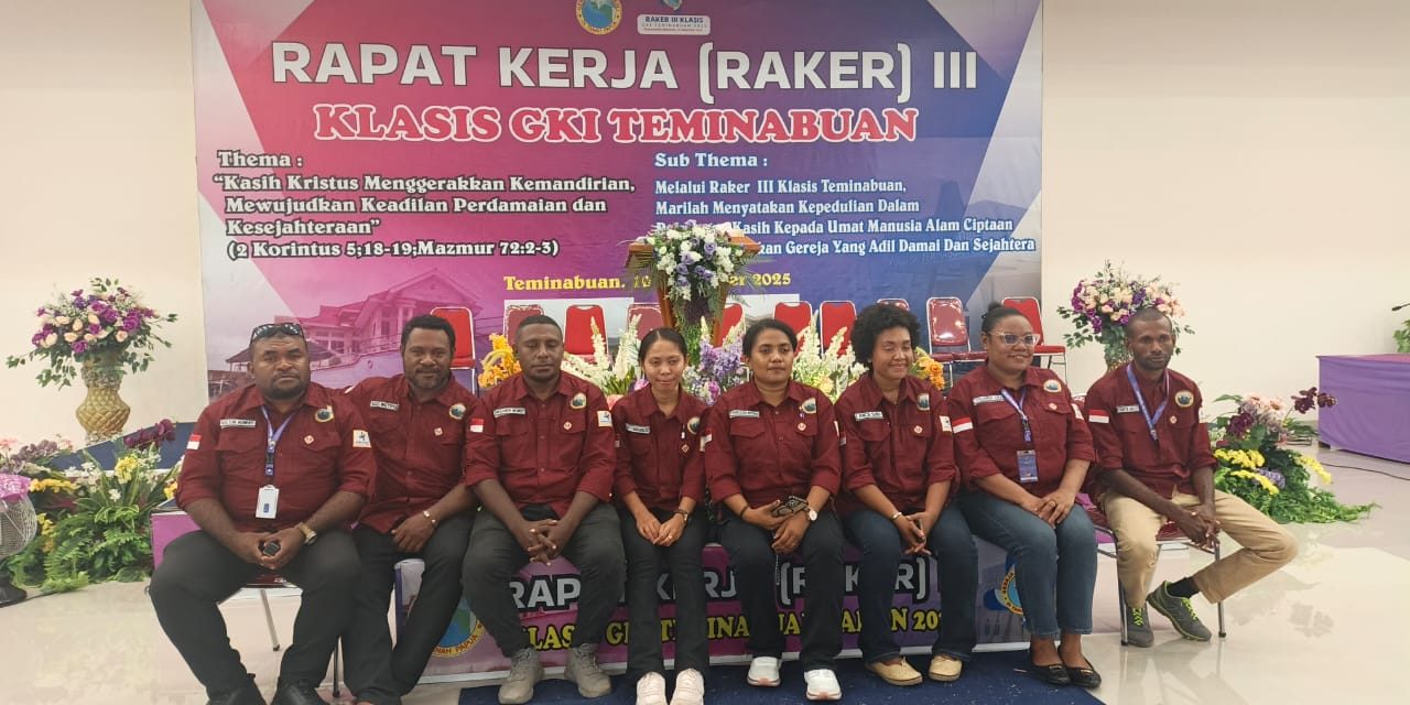 Raker III Klasis GKI Teminabuan Digelar, Evaluasi Pelayanan dan Susun Program 2026