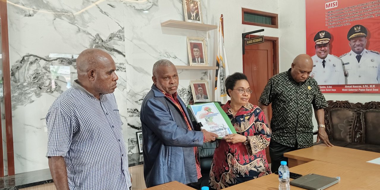 Lembaga Elang Center Resmi Serahkan Dokumen ke Kesbangpol papua Barat Daya