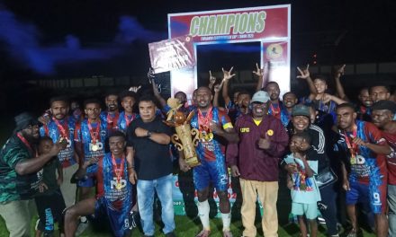 Turnamen Sepak Bola Cendrawasih Cup I Resmi Ditutup di Stadion Bawella kota Sorong