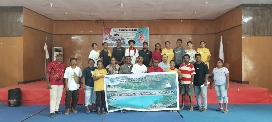 Pemkab Maybrat Gelar Pelatihan Pemanfaatan Media Sosial untuk Pengembangan Pariwisata