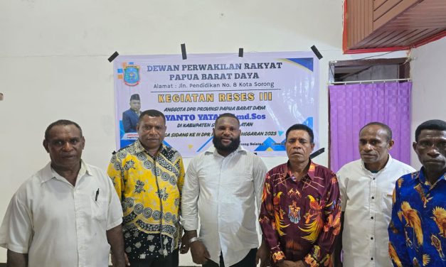 Anggota DPR Papua Barat Daya Yanto Yatam Gelar Reses Rohani Bersama PKB Klasis GKI Aitinyo