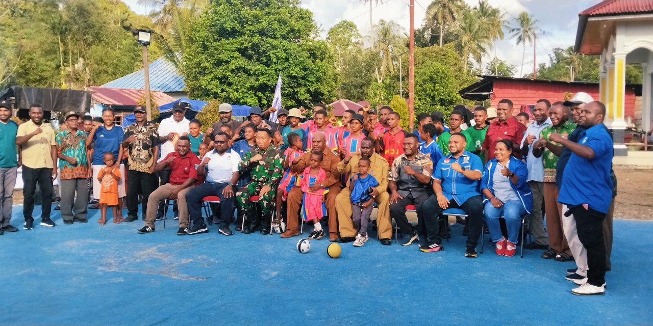 Wakil Bupati Maybrat Buka Secara Resmi Turnamen Gawang Mini Kamboja Cup I Tahun 2025