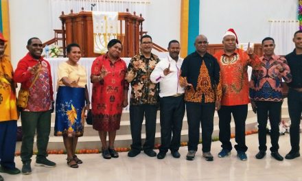 Natal Perdana Keluarga Besar Lima Desa (Lides) Raya Digelar di kampung Segior Berlangsung Meriah