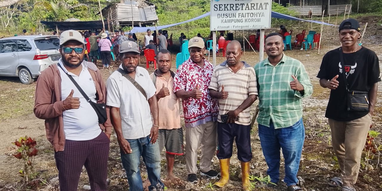 Keluarga Besar Faitohia Gelar Lepas Sambut Tahun Baru 2026 di Distrik Aitinyo Berlansung Meriah
