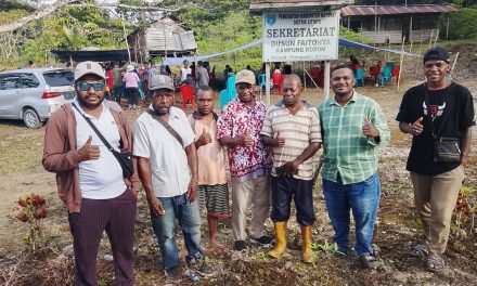 Keluarga Besar Faitohia Gelar Lepas Sambut Tahun Baru 2026 di Distrik Aitinyo Berlansung Meriah