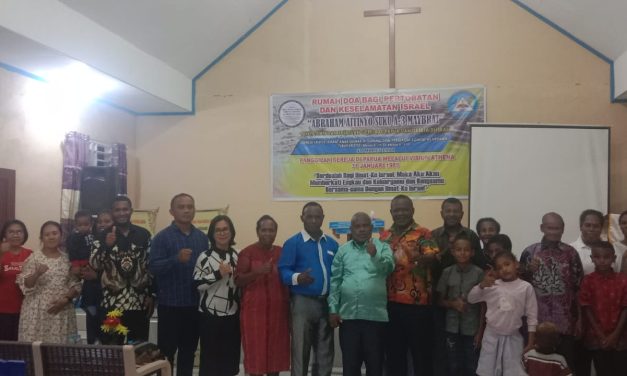 Komunitas Doa Visiun Athena Papua Barat Daya Gelar Ibadah dan Doa Lepas Sambut Tahun 2026