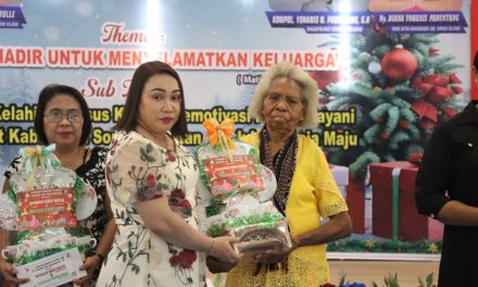 Polres Sorong Selatan Gelar Perayaan Natal Oikumene Bersama Forkopimda dan Tokoh Masyarakat