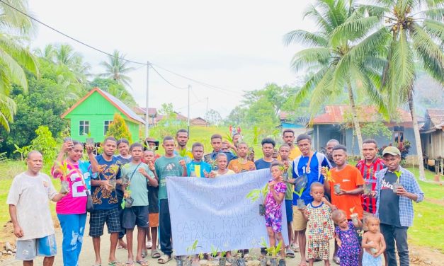 P3MAK Cabang Manokwari Gelar Aksi Penanaman Pohon di Kampung Kwowok