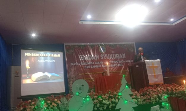 Ketua Umum LPEC Papua Barat Daya Hadiri Ibadah Syukuran Natal LMA Wardo Raja Ampat
