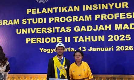 Pison Kambu : Putra Asli Maybrat Raih Gelar Insinyur Cumlaude di UGM, Bukti Anak Papua Mampu Berprestasi