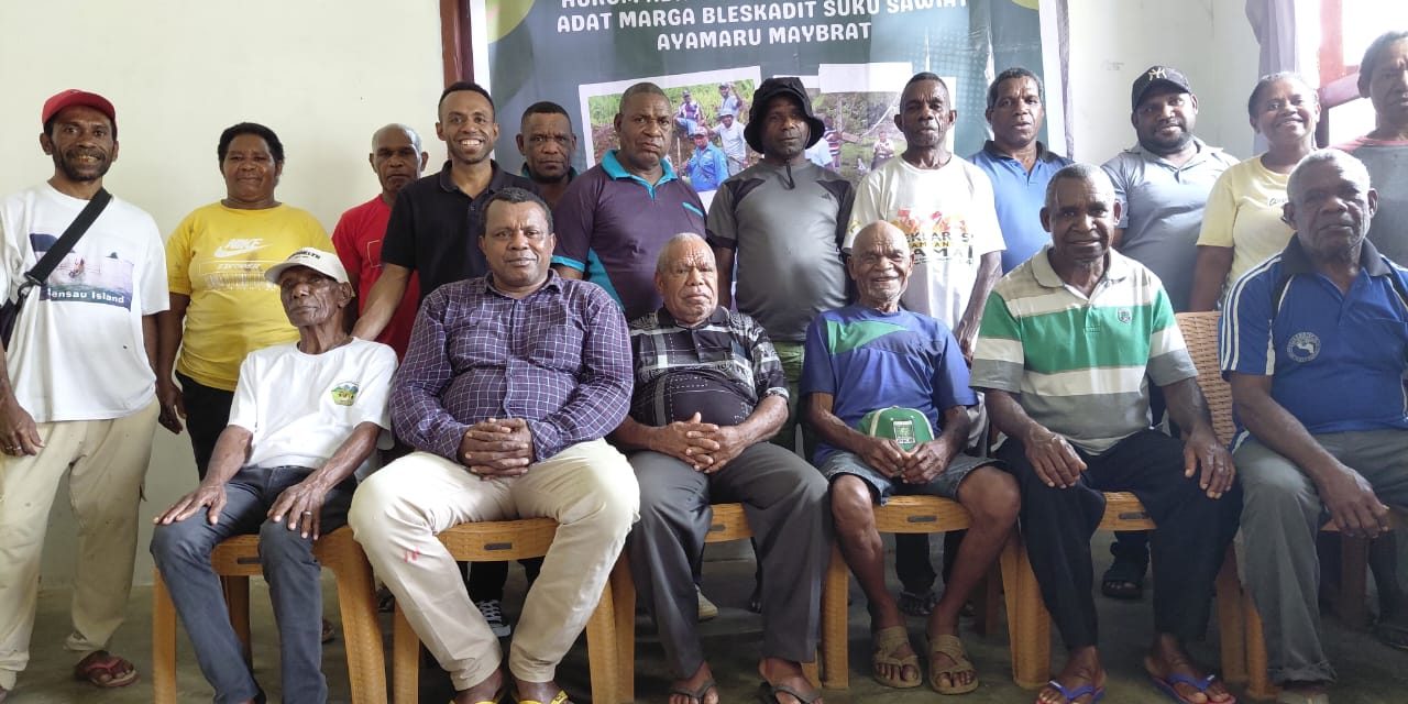 ASN DLHK Papua Barat Daya Inisiasi Percepatan Pengakuan Wilayah Adat Marga Bleskadit di Maybrat