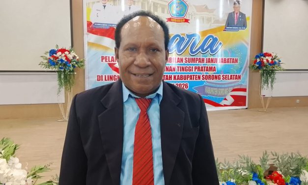 Wempy Way S.Pd., M.Tr.Ap Sampaikan Terima Kasih atas Kepercayaan sebagai Kepala Dinas Perumahan Rakyat Sorong Selatan