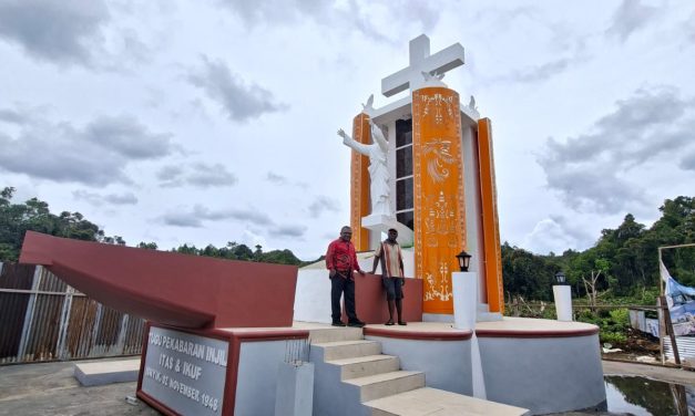 Pembangunan Tugu Pekabaran Injil Itas–Ikuf Capai 99 Persen, Siap Diresmikan Tahun Ini
