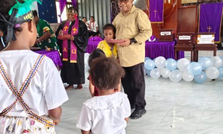 Jemaat GKI Sion Singguer Gelar Ibadah Syukur HUT YPK ke-64 di Sorong Selatan