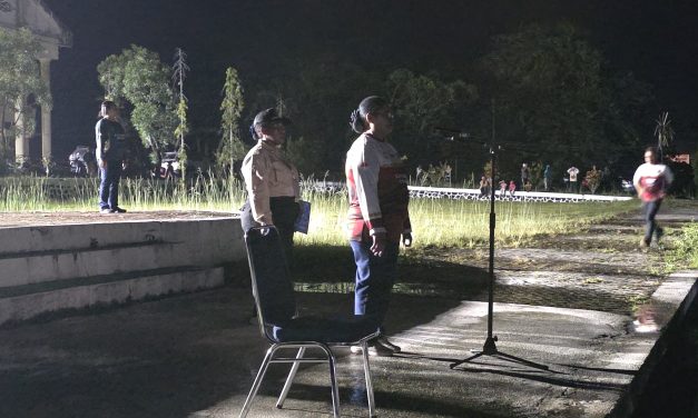 Bupati Sorong Selatan Pimpin Prosesi Api Semangat Bela Negara pada Latsar CPNS Formasi 2024