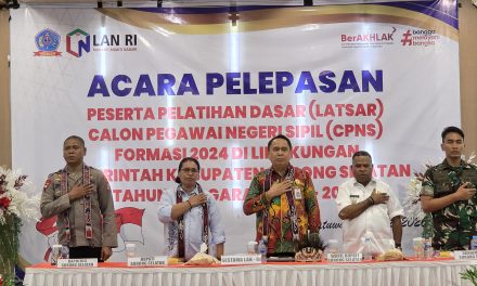 Pemkab Sorong Selatan Lepas Peserta Latsar CPNS Formasi 2024