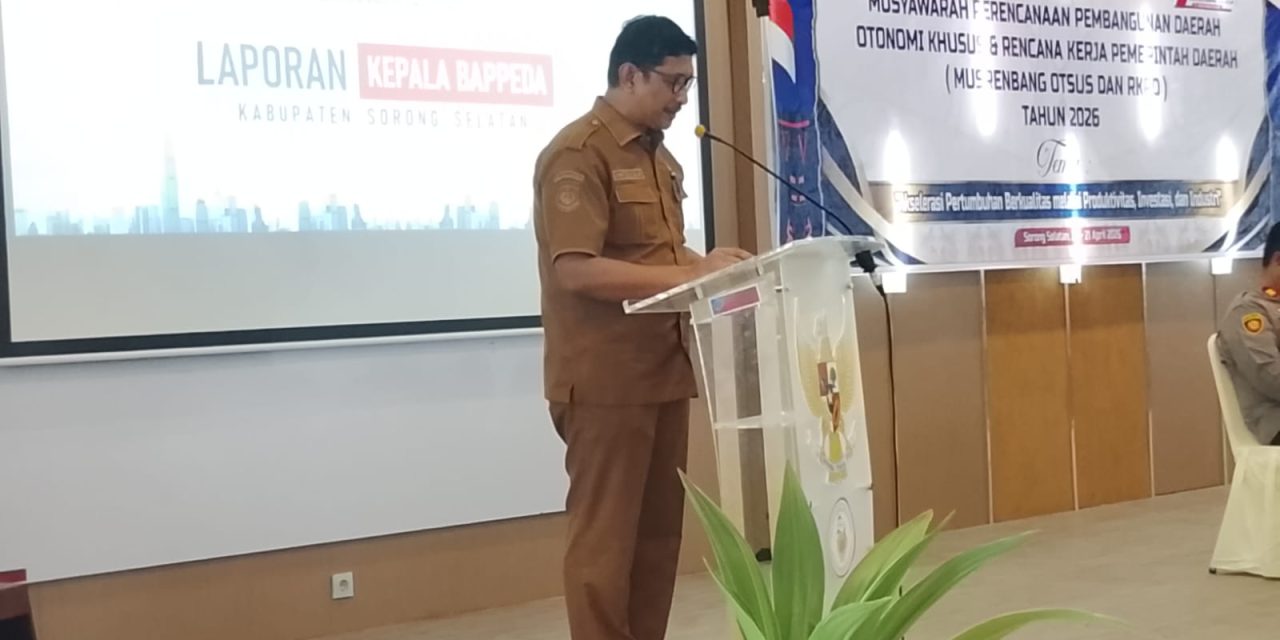 Musrenbang Otsus dan RKPD 2026 Sorong Selatan Digelar di TeminabuanSORONG SELATAN