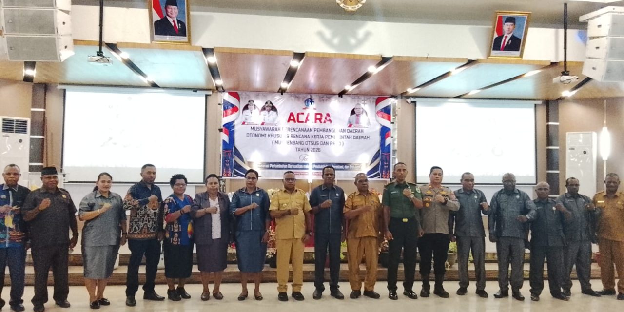 Wakil Bupati Sorong Selatan Yohan Bodori Buka Musrenbang Otsus dan RKPD Tahun 2026