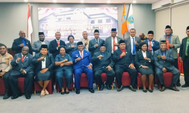 DPRK Maybrat Gelar Rapat Paripurna Pembahasan dan Penetapan LKPJ Bupati Tahun 2025