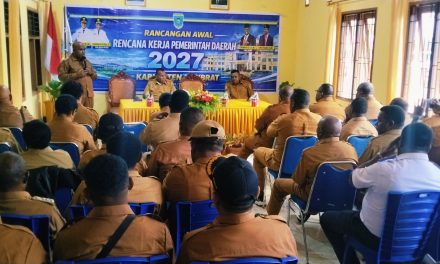 Wakil Bupati Maybrat Ferdinando Salossa Buka Kegiatan Rancangan Awal RKPD Tahun 2027