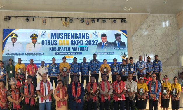 Sekda Maybrat Ferdinandus Taa Mewakili Bupati secara Resmi Buka Musrenbang Otsus dan RKPD Tahun 2027